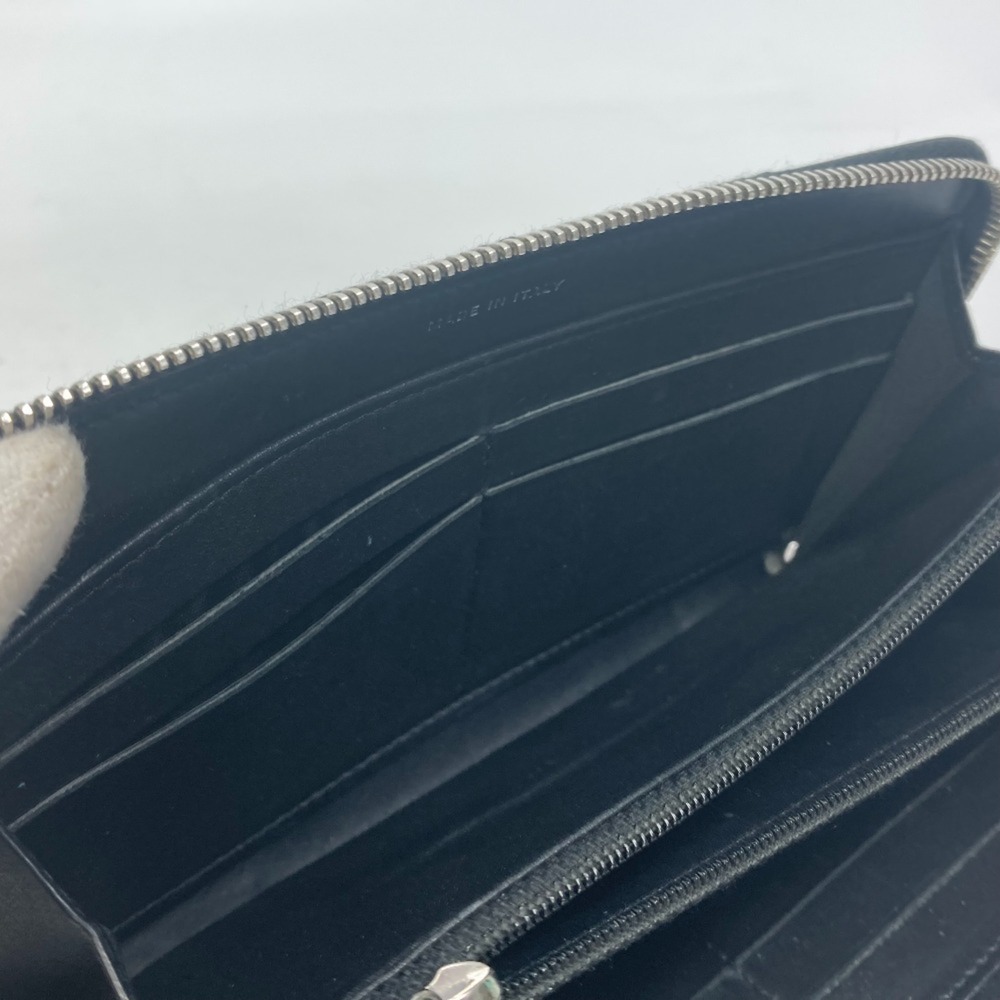 CHANEL Black Lambskin Leather Logo Wallet - Picture 9 of 16
